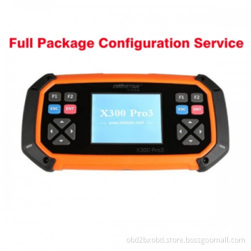 Service to Get OBDSTAR X300 PRO3 Key Master Full Package Configuration